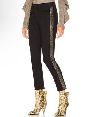 Mother the Rascal Ankle Fray Jeans in Guilty Flush 26/XS NWOT